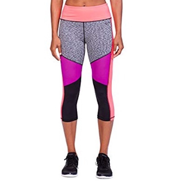 TLF Apparel Pants - NEW TLF Apparel workout capris, color block, Large